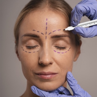 Caneta Marcador de Pele Cirúrgico Estéril Ponta Dupla | Montserrat Cirurgia Plástica - Lipoaspiração - Microblanding em Oferta na Shopee