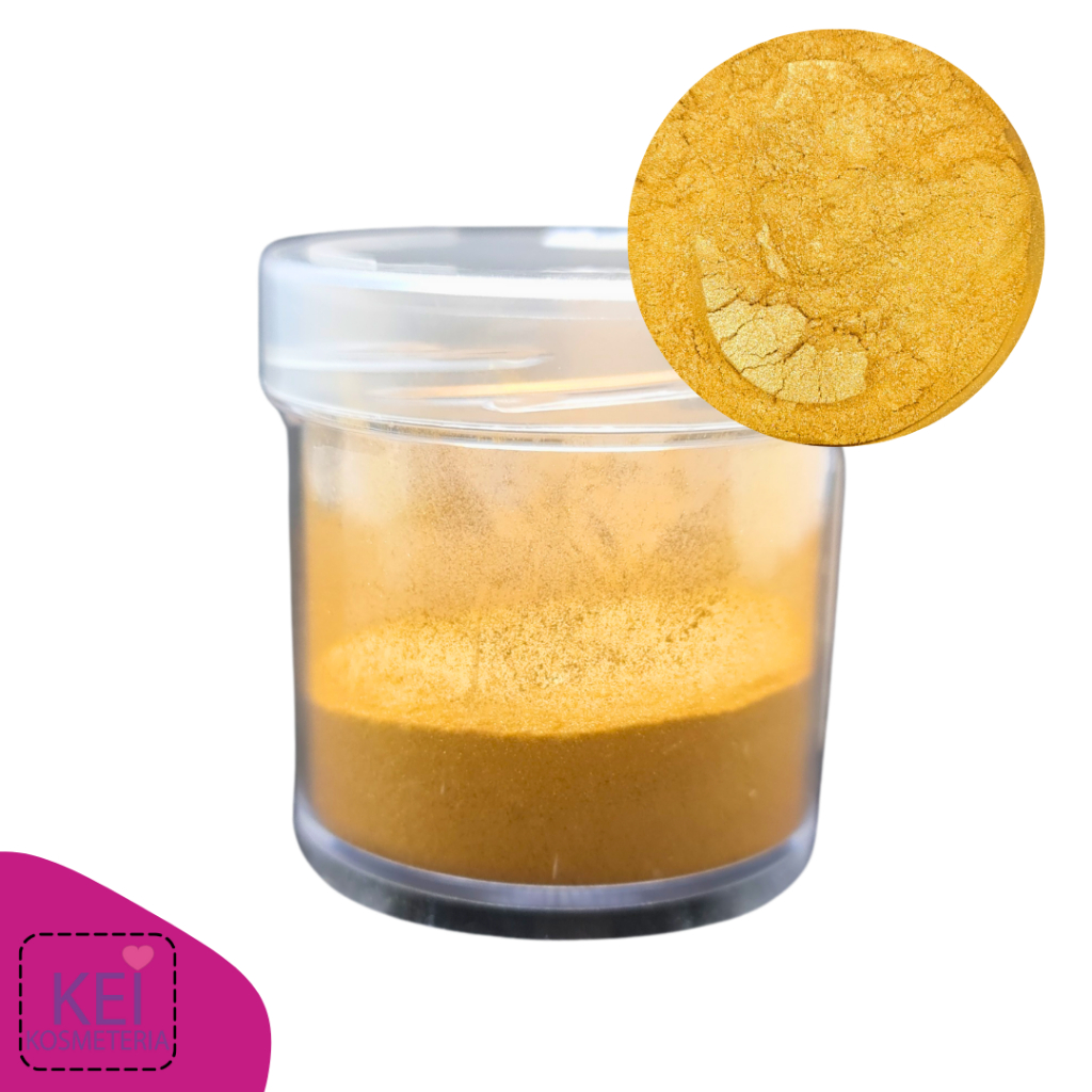 Mica Sunny Gold – (Sol Dourado) – 10g | Para Sabonetes, Cosméticos, Resina e Velas em Oferta na Shopee
