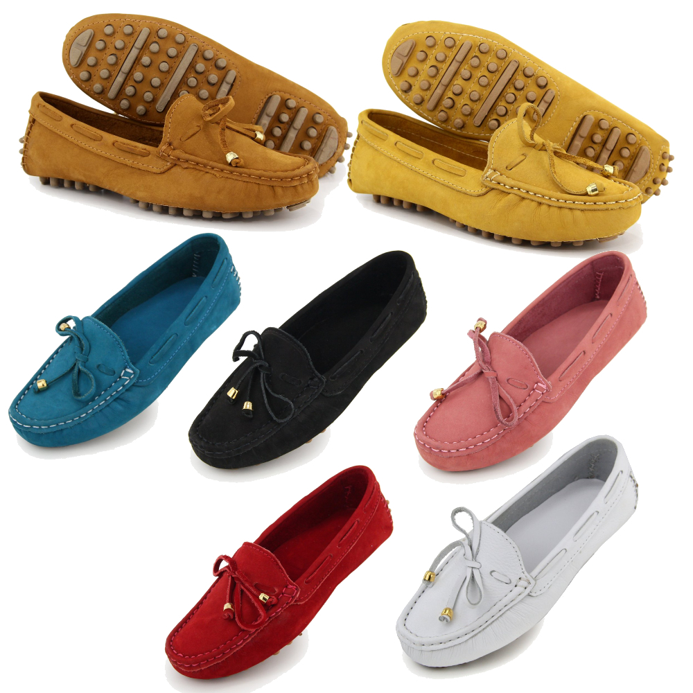 Mocassim Feminino  ,sapatilha feminina ref 800 em couro nobuck