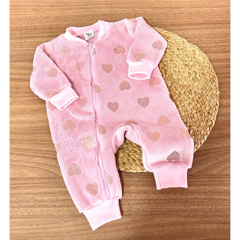 Macacão em Fleece para Bebê de Inverno