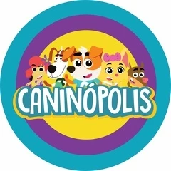 Painel Tema Caninópolis - Sublimado Tecido Helanca com Elástico.
