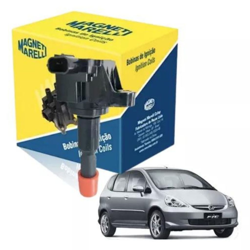 Bobina Ignição Magneti Marelli Fit 2001 Á 2010 1.5 - Spare Parts and Accessories for Vehicles
