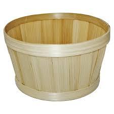 Cesto de Palha Natural 12X21,5CM Vaso Cesta Palha