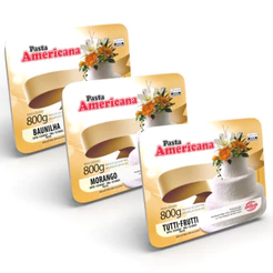 Pasta Americana Arcolor 800g • Sabores Variados • Ideal para Cobertura e Modelagem