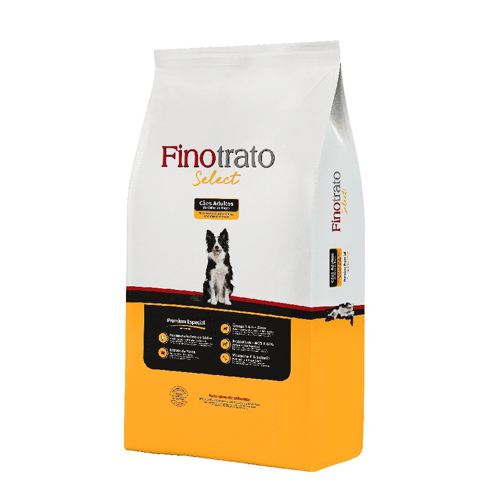 Ração Finotrato Select Premium Especial Cães Adultos Sabor Frango e Cereais 15kg