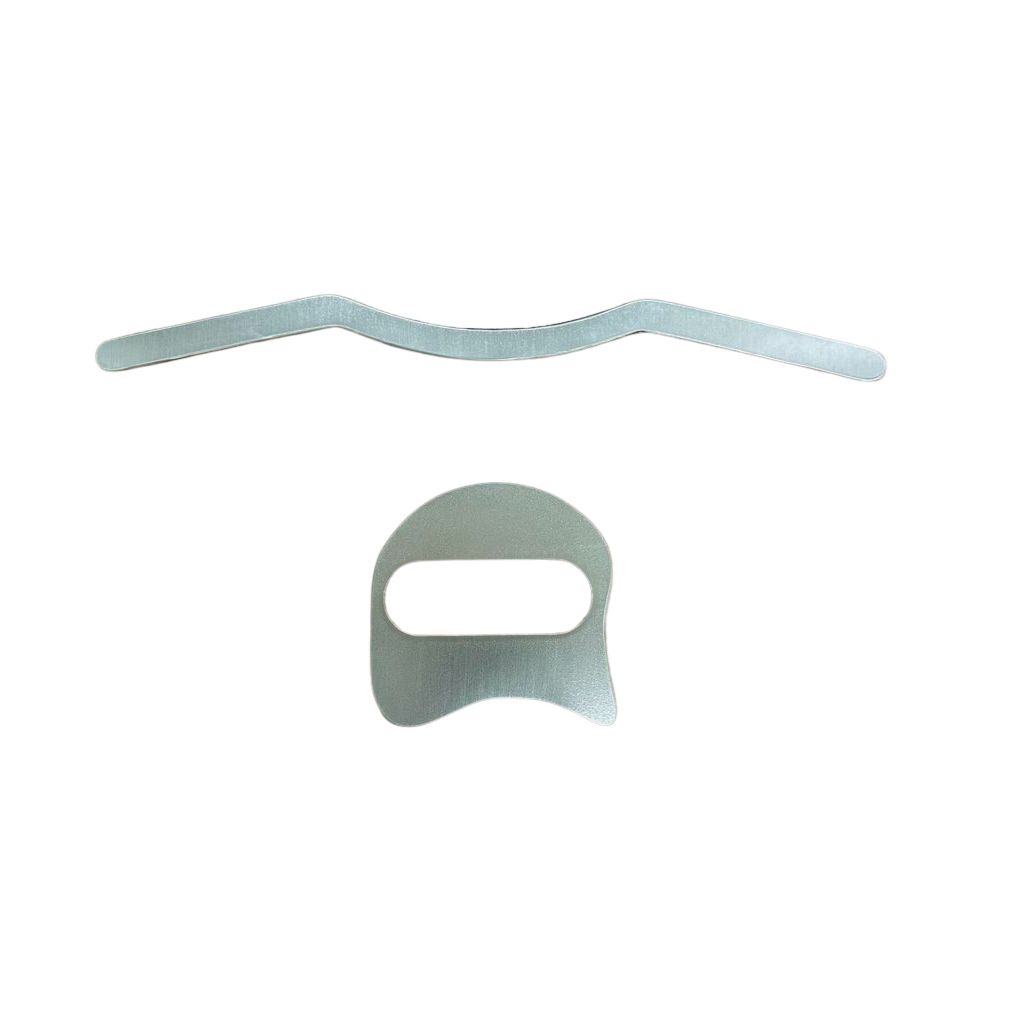Kit com 2 Instrumentos Guidom Soso de Liberacao Miofascial Iastm Massagem Guidao Soqueira Aco Inox