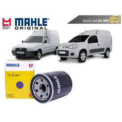 Filtro de Óleo Fiat Fiorino 1.3 e 1.4 Fire e Evo 2002 a 2024 Original Mahle Metal leve