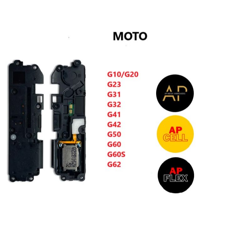 Alto falante campainha modelos variados: G10 E G20/ G23/ G31/ G32/ G41/ G42/ G50/ G60/ G60S/ G62 | PRODUTO NOVO