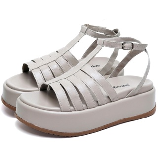 Sandalia Plataforma Feminina Tamanco Aveia Original Dubuy Jeny 2070DB em Oferta na Shopee