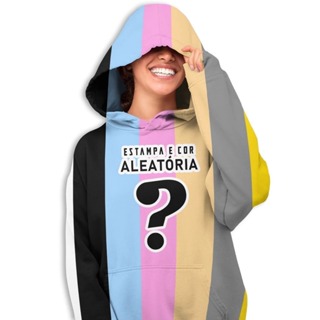 Queima de Estoque Moletom canguru Estampa Aleatória Surpresa em Oferta na Shopee