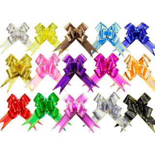 Laço Presente Filete Dourado 18x350mm 100un Até 10 Cores em Oferta na Shopee