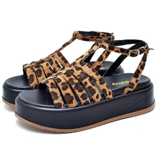 Tamanco Plataforma Dubuy Feminino Animal Print original Jeny 2070DB em Oferta na Shopee