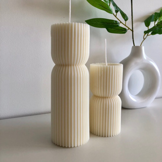 Duo Vela Pilar 2 Velas Aromáticas Decorativas com Cera de Coco 540g em Oferta na Shopee