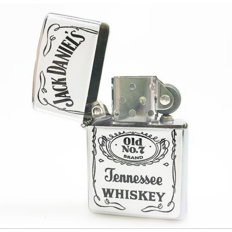 Isqueiro Jack Daniels Branco/Preto/Prata/Rosa/Azul em Oferta na Shopee