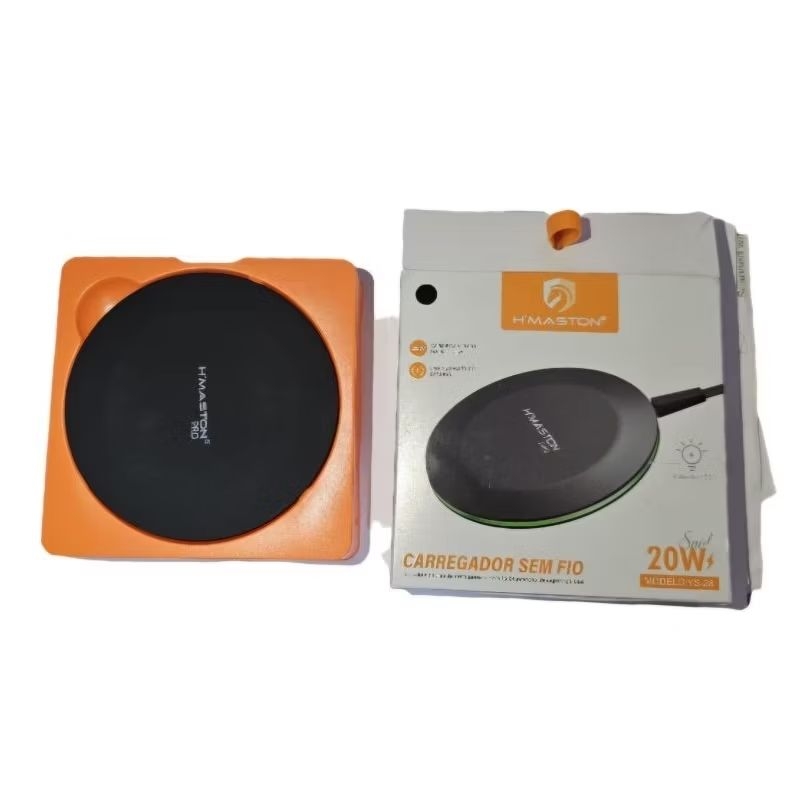 Carregador Por Indução Sem Fio 20W - YS/28 Fibra De Aramida Indução Carregador H'Maston