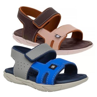 Sandália Papete Menino Fecho Ajustavel Molekinho 2135137 em Oferta na Shopee