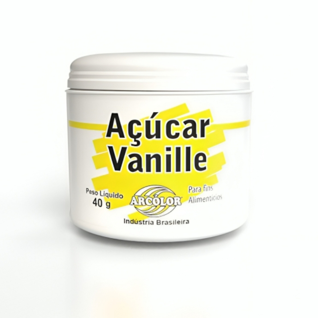 Açúcar Vanille Para Fins Alimentícios 40g Arcolor em Oferta na Shopee