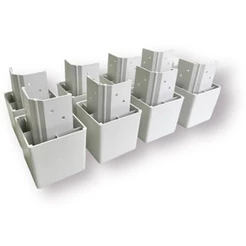 Pés para guarda roupa, racks e armarios KITS com 8, 6 ou 4 pés cor: BRANCO