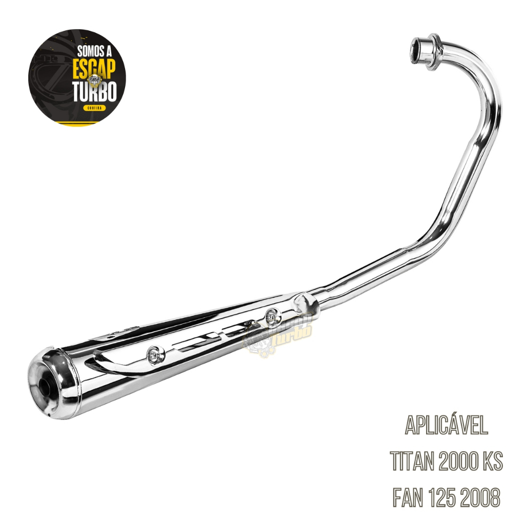 Escapamento Mini Turuna Titan 2000 Ks Fan 2008 C/ Protetor em Oferta na Shopee