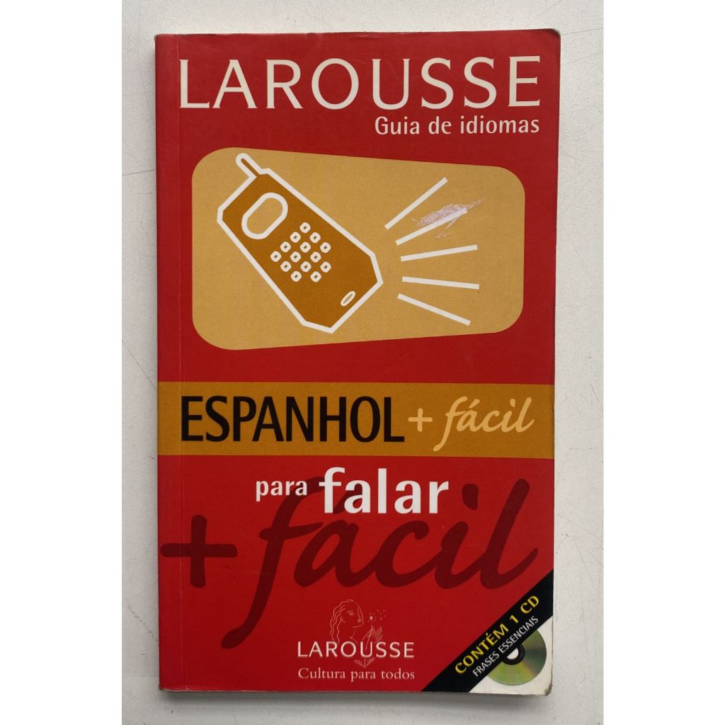 Imagem Guia de Idiomas  Espanhol + Fácil Para Falar - Com CD
