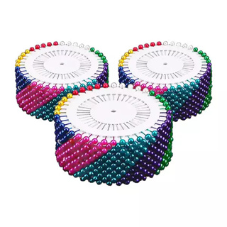 Kit Alfinete de Cabeça Colorida 36 discos 1440un - SP303 em Oferta na Shopee