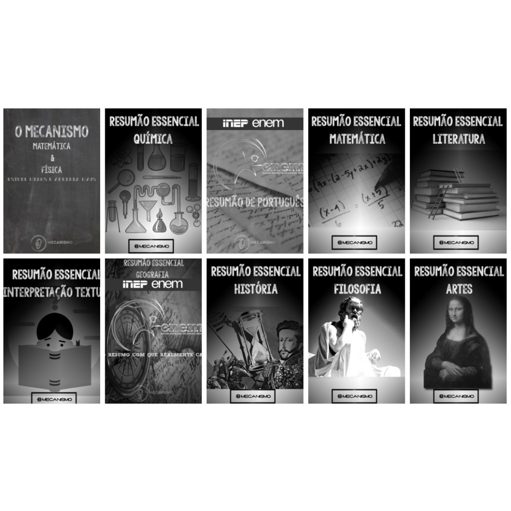 Imagem Enem Kit 11 Apostilas para Medicina Concursos ENEM UERJ UNICAMP FUVEST