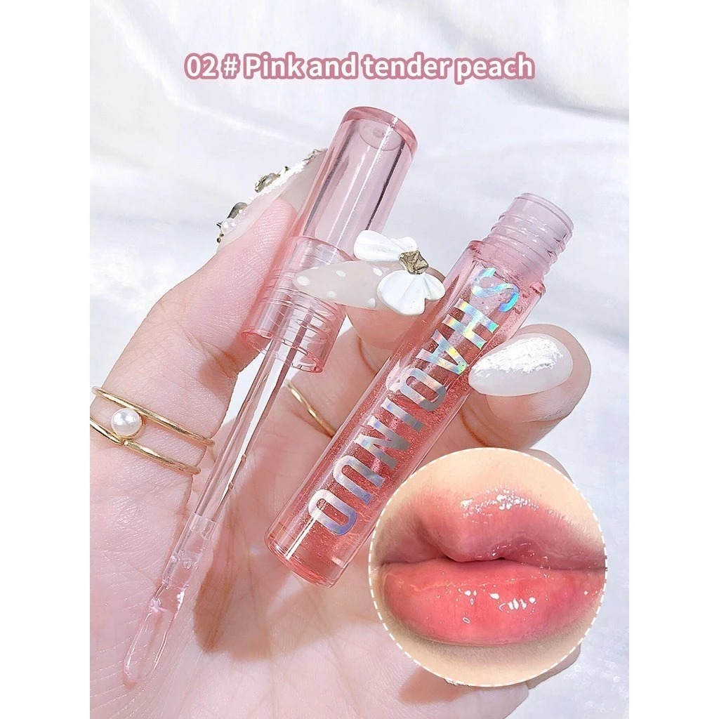 Brilho Labial Hidratante E Transparente Com Superfície Espelho Brilhante Fino Shein Brilho Labial Hidratante Shaqinuo