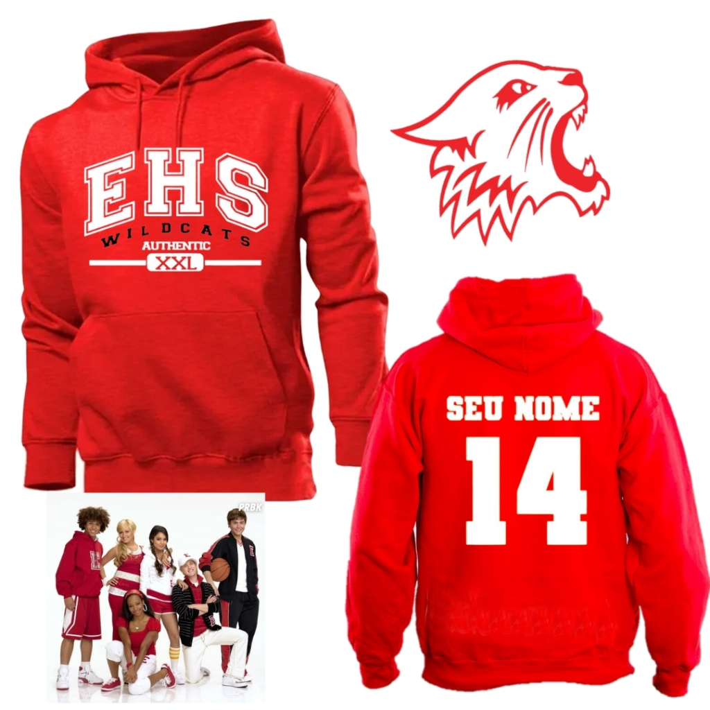 Moletom Canguru Masculino / Feminino - EHS Wildcats High School Music