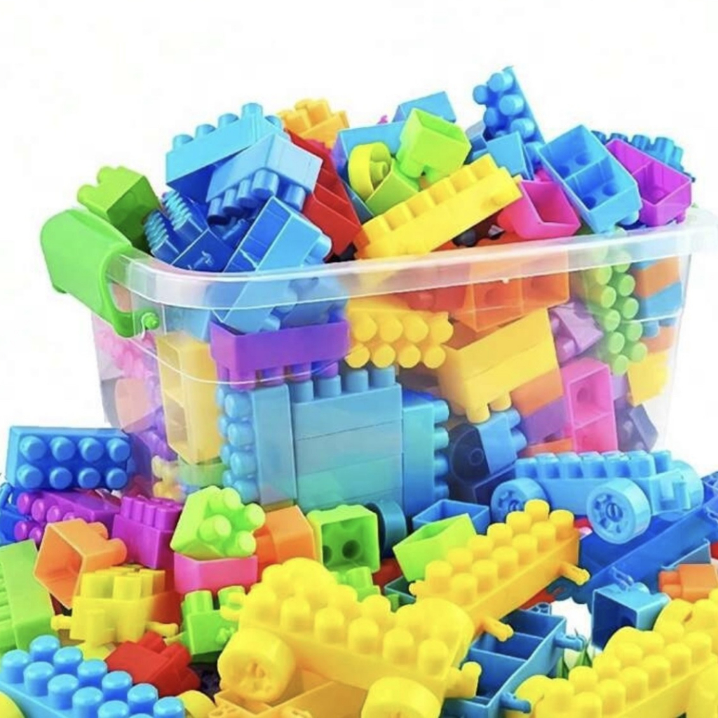140 Blocos de Montar Super Coloridos Carrinho + Rodinhas - Educacional — R$ 28,99 em Shopee