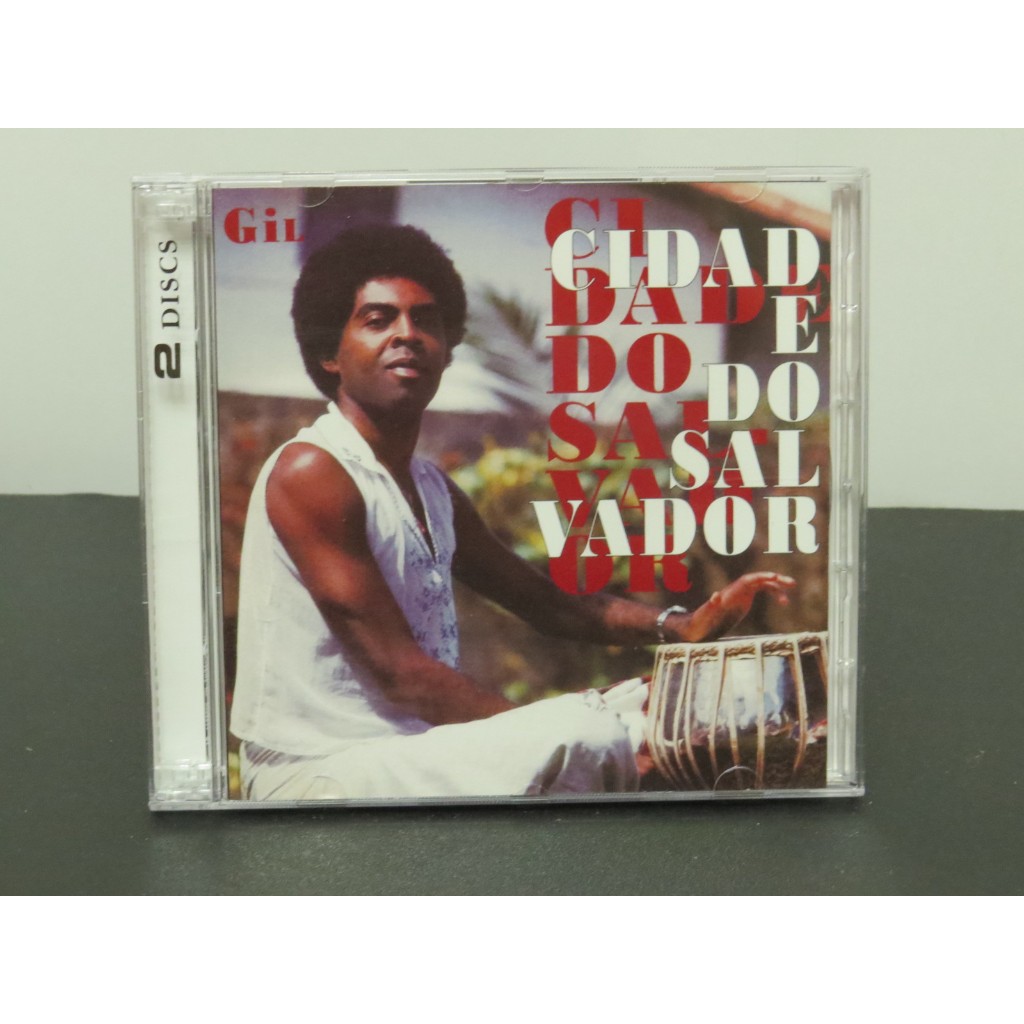 CD ORIGINAL DUPLO GILBERTO GIL - CIDADE DO SALVADOR - NOVO LACRADO