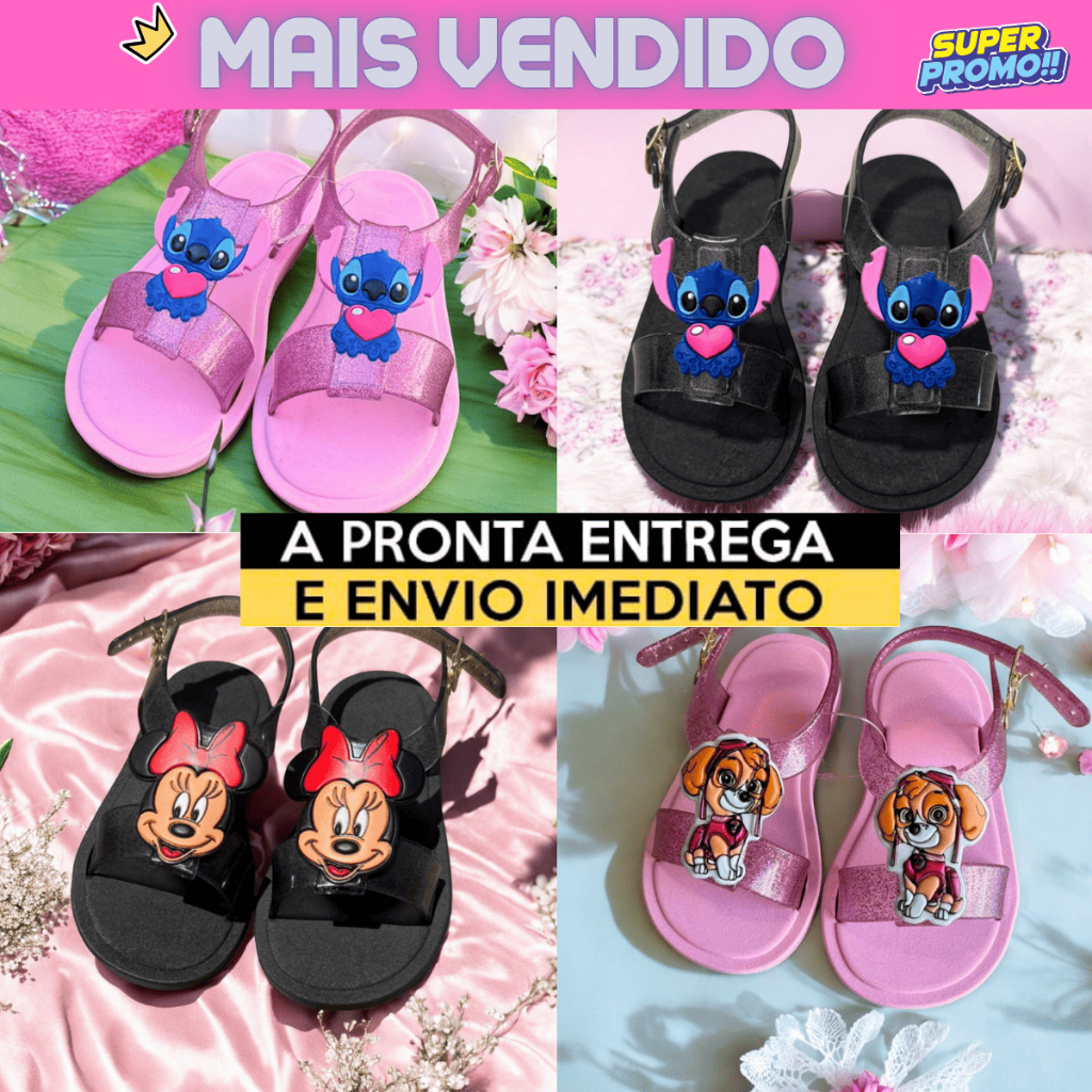 Sandália Meninos baby infantil Personagens bebe Herois