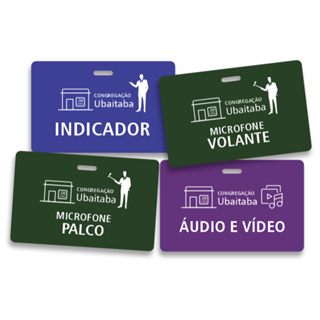 Crachás indicador PVC JW horizontal Personalizado em Oferta na Shopee