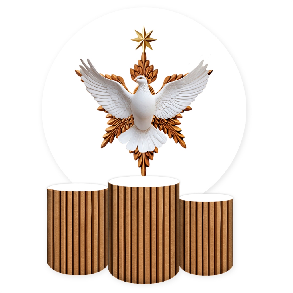 Capas Painéis de Festa Sublimados Vários Modelos Tema Batizado em Oferta na Shopee