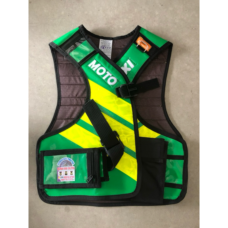 Colete mototáxi emborrachado