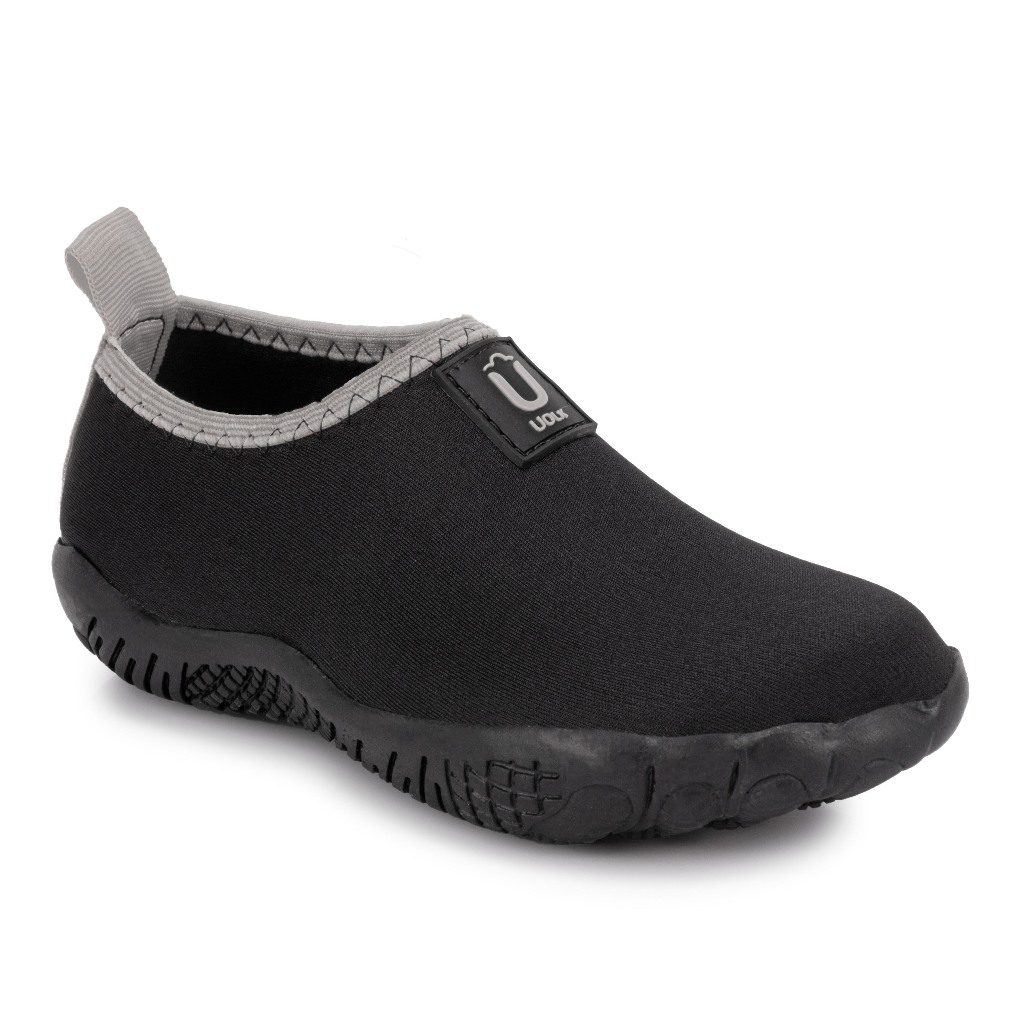 Sapatilha Náutica Antiderrapante Infantil Preto/Cinza