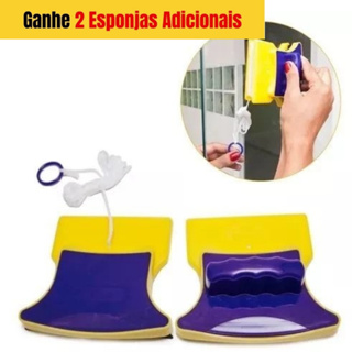 Limpador Magnético De Vidros Aquários Janelas Limpeza Vidro em Oferta na Shopee