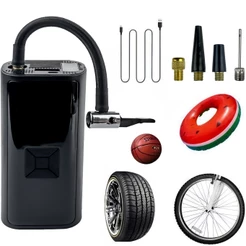 Bomba de Encher Pneu eletrônica para Carro - Moto - Bike - Bola Digital.