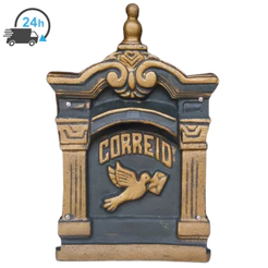 Caixa De Cartas Igrejinha Caixa Correio Grande Colonial Pombinho