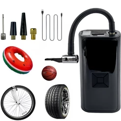 Bomba compressor para Encher Pneu para Carro - Moto - Bike - Bola Digital.