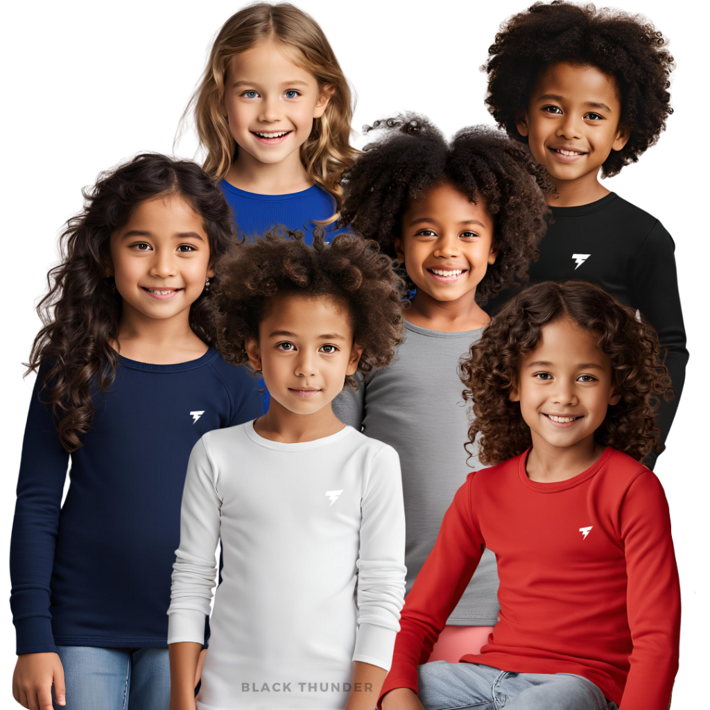 Camisa Proteção Solar Infantil e Juvenil Menina Menino 4 a 12 Anos Uv 50+ Blusa Manga Longa Térmica