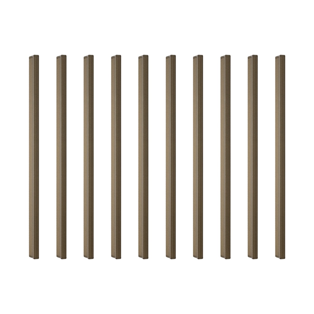 10 X Puxador De Armario Porta GuardaRoupa 256mm ASA Aluminio