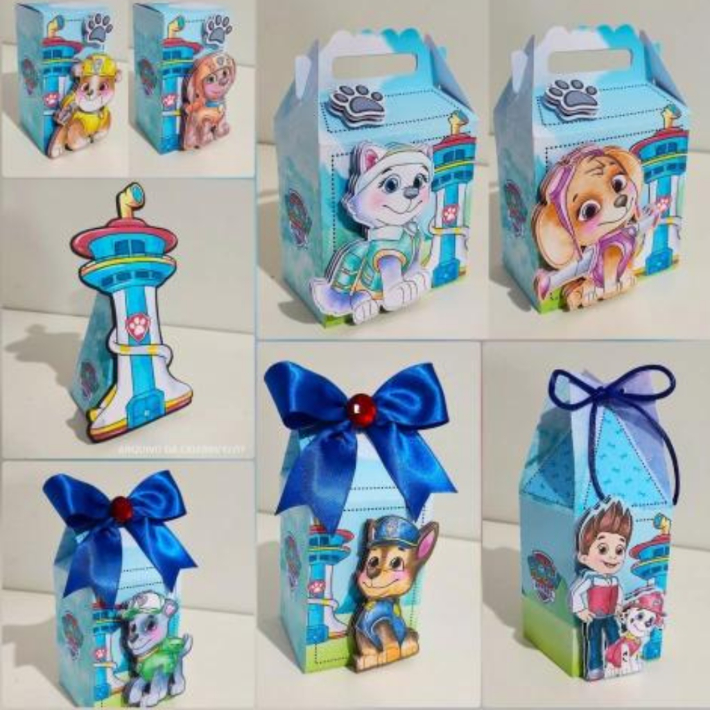 KIT PERSONALIZADO PATRULHA CANINA AQUARELA /FESTA /DECORAÇÃO/ANIVERSARIO/LEMBRANCINHA