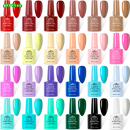Kit 10 Esmalte De Unhas Em Gel Lirió Profissional Shellac Color Polish Unha Acrigel Porcelana Manicure Pedicure