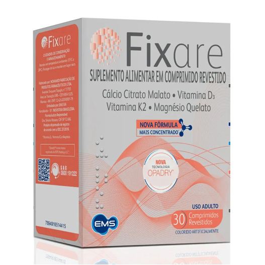 Fixare Suplemento Alimentar - 30 Comprimidos + 16 CP Amostra - EMS