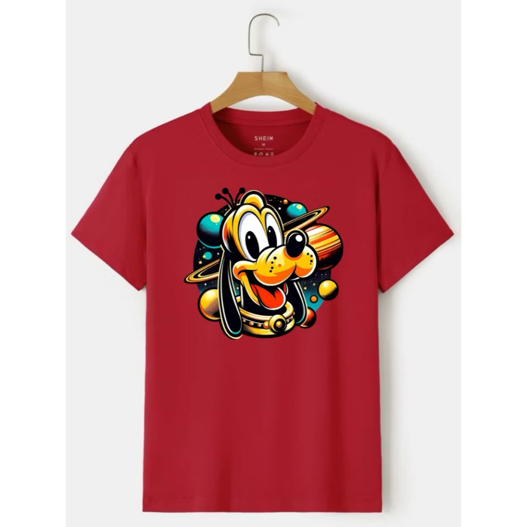 Camiseta do Pluto Criança 04 ao 16 Jogo Game Filme Infantil Game Jogos Online Camisa algodão