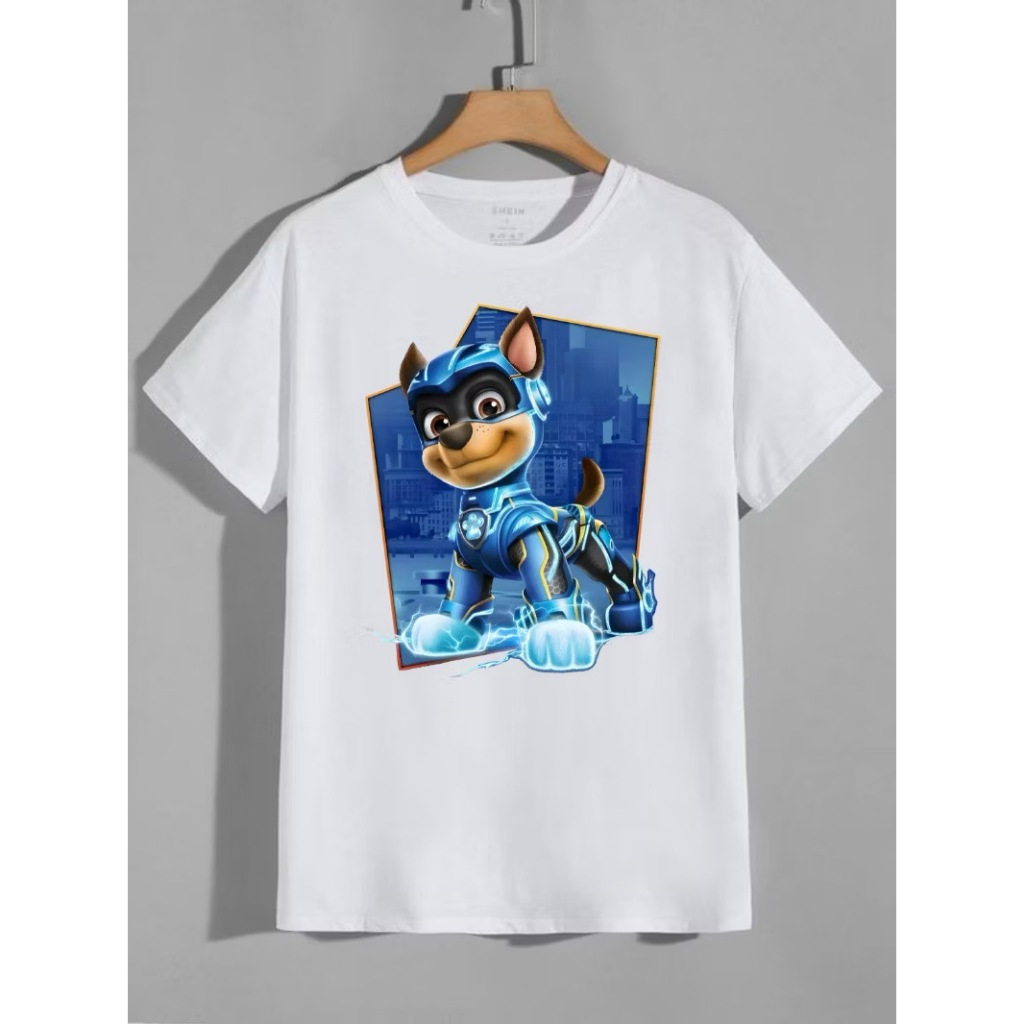 Camiseta Patrulha Canina Infantil do 04 ao 16 Desenho Animado Jogo Game Game Jogos Camisa Unissex 004  Black Friday