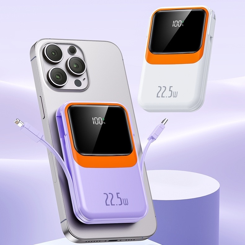 Carregador Portátil Magnético 10000mAh - Super Rápido 22.5W para Dispositivos Móveis A9