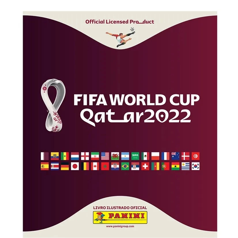 Álbum da Copa do Mundo Qatar 2022 - Envio Imediato Compre Agora Capa Cartão