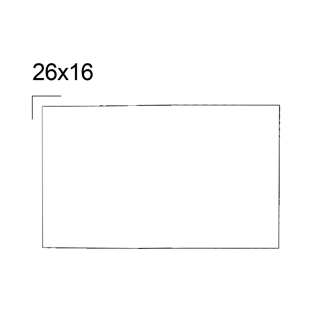 Rolo Etiqueta Etiquetadora Manual Profissional M-26 26x16mm Quadrada 10 Unidades com 1000 Etiquetas