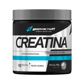 Creatina Pura Monohidratada 300g Bodyaction em Oferta na Shopee